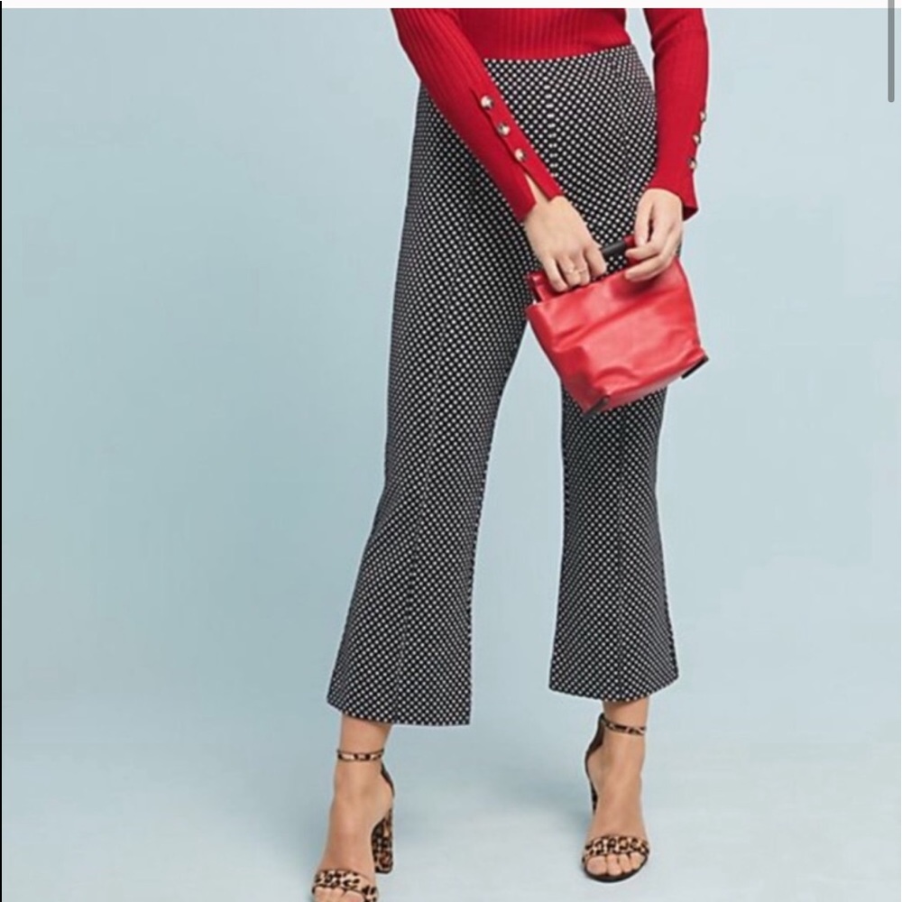 Anthropologie Crop Flare Trouser